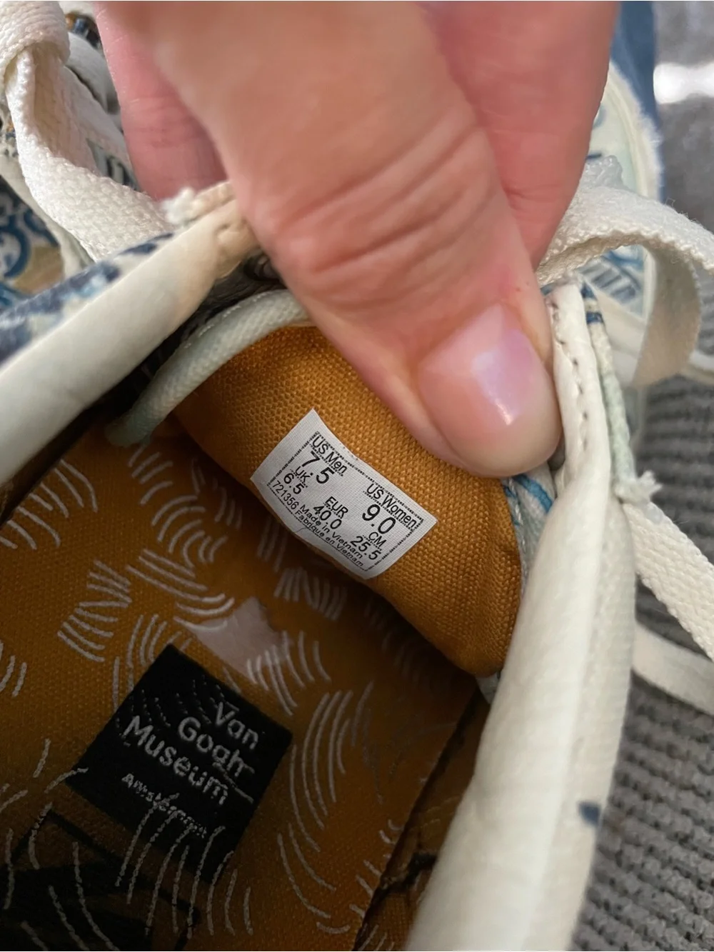 Vans Van Gogh Museum Amsterdam collab “Vineyard” limited edition sneakers - Picture 7 of 13